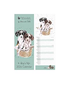 Wrendale Designs The Country Set Slim Calendar 2026